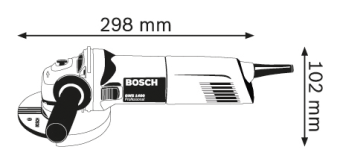 06018248R0   Bosch GWS 1400 Professional 0.601.824.8R0 