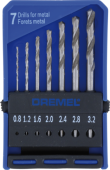 Набор сверл Dremel / Дремель 7 шт диаметром 0,8-3,2 мм (628) 2615062832 купить с доставкой