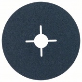 Фибровый шлифкруг для угловой шлифмашины, цирконовый корунд 125 мм, 22 мм, 100 2608606735