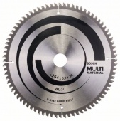 Пильный диск Multi Material. 254 x 30 x 3,2 mm, 80 2608640450