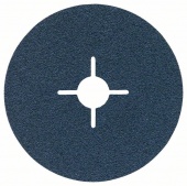 Фибровый шлифкруг для угловой шлифмашины, цирконовый корунд 125 мм, 22 мм, 60 2608606733