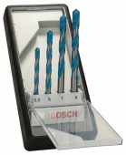 Набор Robust Line из 4 универсальных сверл BOSCH CYL-9 Multi Construction 5,5 6 7 8 mm 2607010522 ( 2.607.010.522)