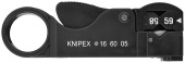 Инструмент для удаления изоляции с коаксиального кабеля 105 мм Knipex KN 166005SB фото