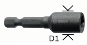 Торцовый ключ для шуруповертов и гайковертов Impact Control 50 mm, 7 mm , 12 mm, M 4 2608551018 (2.608.551.018)