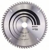 Пильный диск Optiline Wood. 254 x 30 x 2,8 mm, 60 2608640444