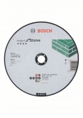 Отрезной круг для болгарки (УШМ) по камню, кирпичу, газобетону прямой, БОШ ( Bosch Expert for Stone) C 24 R BF, 230 mm, 22,23 mm, 3,0 mm 2608600326