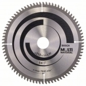 Пильный диск Multi Material. 210 x 30 x 2,5 mm, 80 2608640445