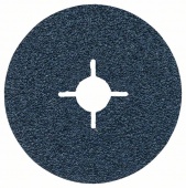 Фибровый шлифкруг для угловой шлифмашины, цирконовый корунд 115 мм, 22 мм, 36 2608607254