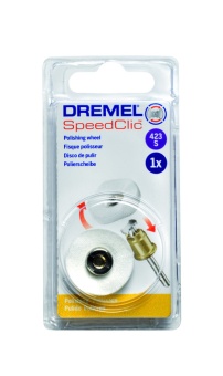 Матерчатый полировальный диск Dremel EZ SpeedClic 1 шт (423S) 2615S423JA купить с доставкой