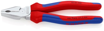 Плоскогубцы комбинированные особой мощности хром 200 мм Knipex KN 0205200 (02 05 200)