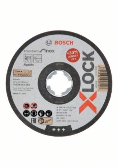      Standard for Inox X-LOCK 125x1x22,23    2608619262 (2.608.619.262)
