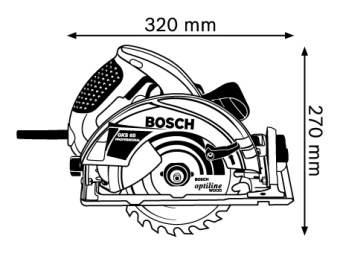    / Bosch GKS 65 Professional 0601667000 (0.601.667.000)       